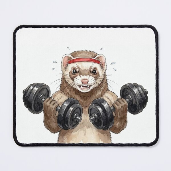 Item preview, Intense Workout Ferret Beast Mode designed and sold by Divinedesignbydulce.