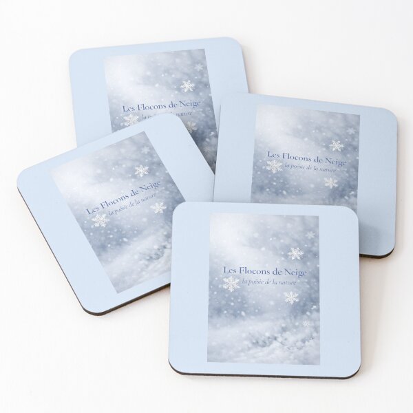 Item preview, Les Flocons de Neige — la poésie de la nature--Snowflakes, the Poetry of Nature designed and sold by Novel Works Studio.