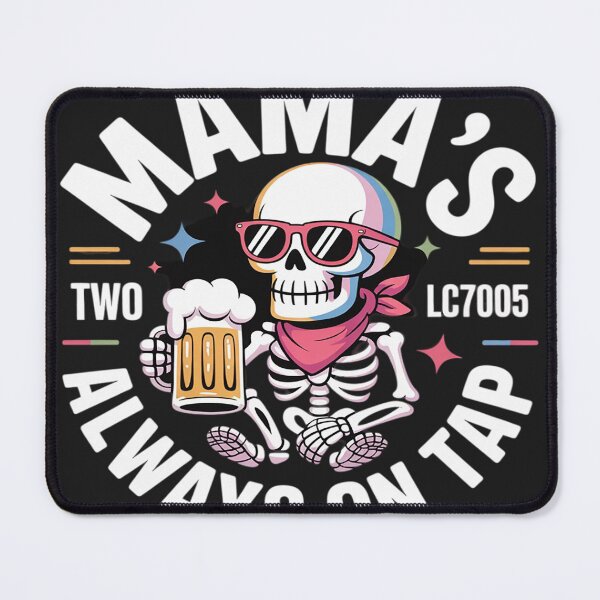 Item preview, Mama's Boobery Brewing Co Tie Dye Funny Skeleton designed and sold by Dolostope.