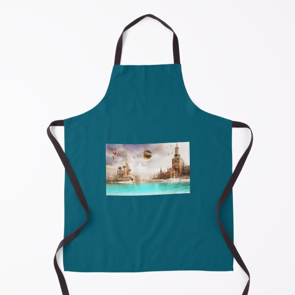Item preview, Surreal Russian Dream: Dreamlike Moscow under the Moon and Magical Hot Air Balloons designed and sold by Design4AllThings.