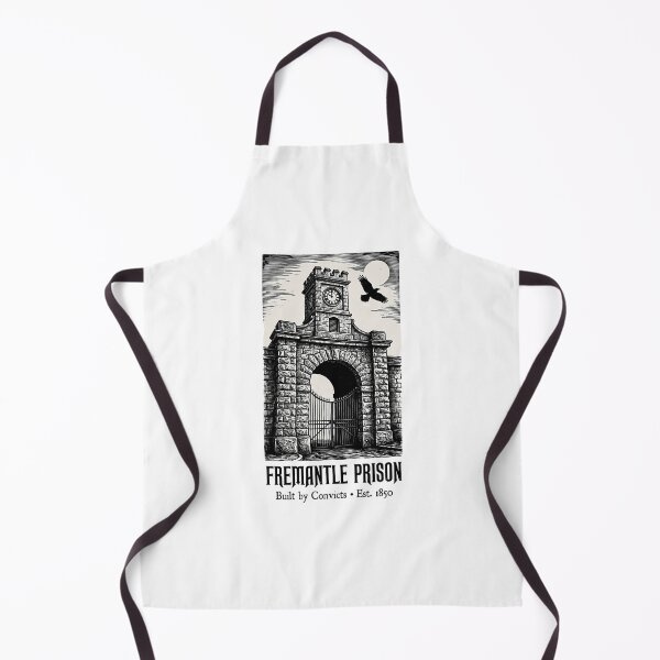 Item preview, Fremantle Prison Gatehouse - Historic Convict Linocut Art designed and sold by Digital Dreams Arts.