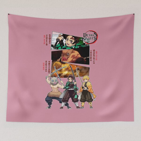 Item preview, Demon Slayer Trio - Tanjiro, Zenitsu, & Inosuke Action Panel designed and sold by MrGlayga.