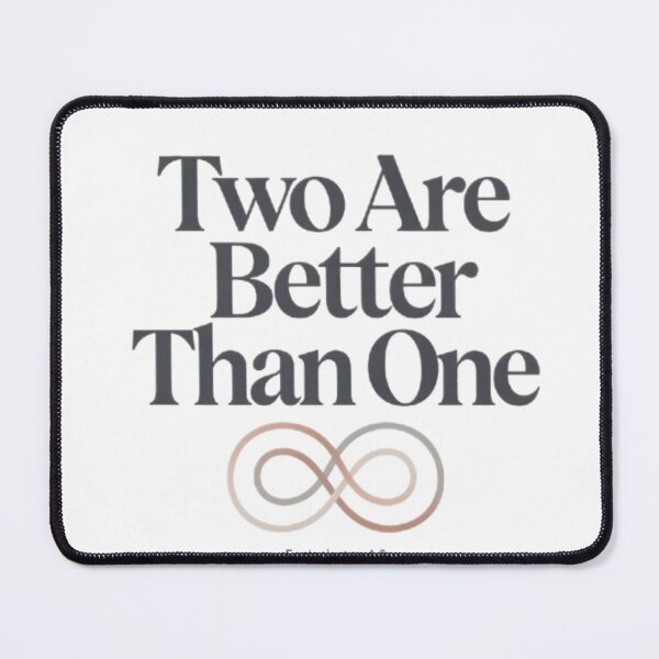 Item preview, Two Are Better Than One Christian, Faith Couple Valentine Design designed and sold by MyTshirtArt.