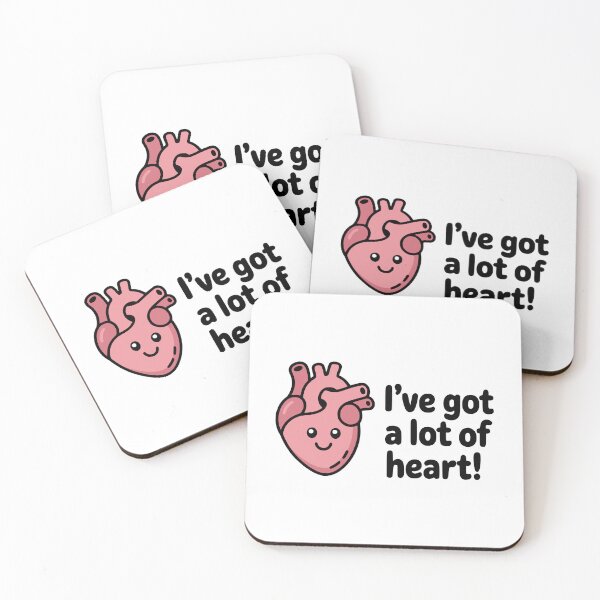Item preview, I've Got A Lot Of Heart! Cute Heart Puns designed and sold by PMCreative.