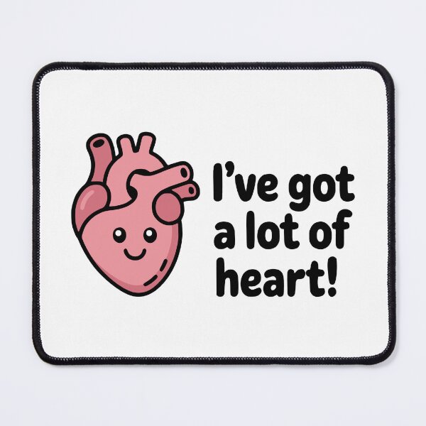 Item preview, I've Got A Lot Of Heart! Cute Heart Puns designed and sold by PMCreative.