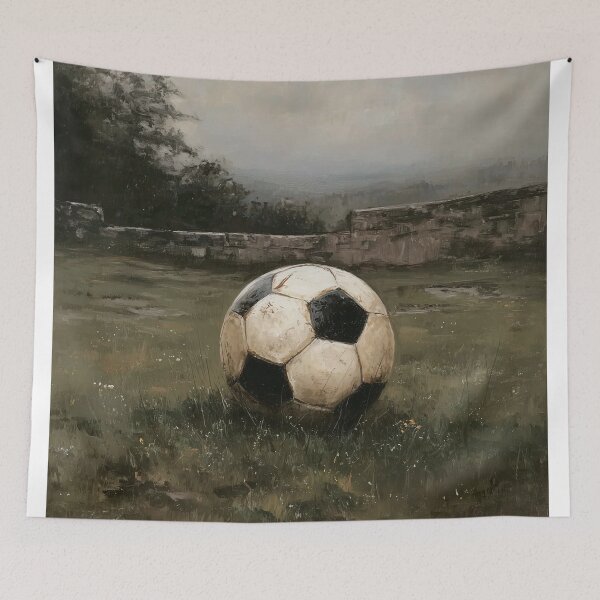 Item preview, Soccer Ball on Misty Field designed and sold by lautir.