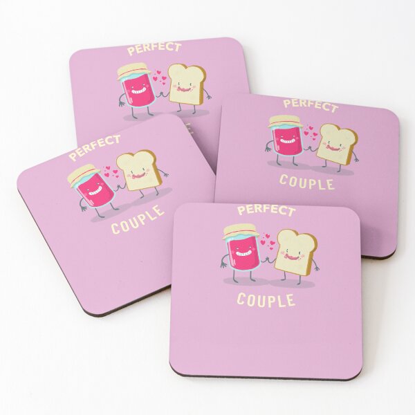 Item preview, PERFECT COUPLE - Jam Toast designed and sold by JusTiceT-shirts.