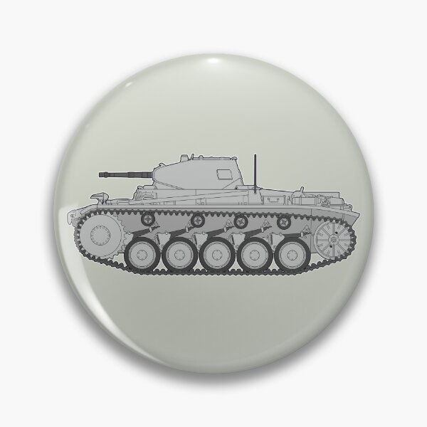Item preview, German Panzer II light tank in color side view designed and sold by FAawRay.