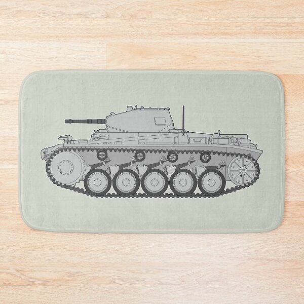 Item preview, German Panzer II light tank in color side view designed and sold by FAawRay.