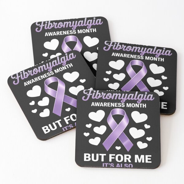 Item preview, May Is Fibromyalgia Awareness Warrior Purple Ribbon designed and sold by Dolostope.