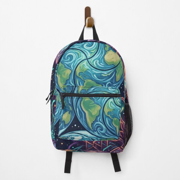 Item preview, Bio-Digital Earth & Crystal Flora Pattern designed and sold by petertogetherz.