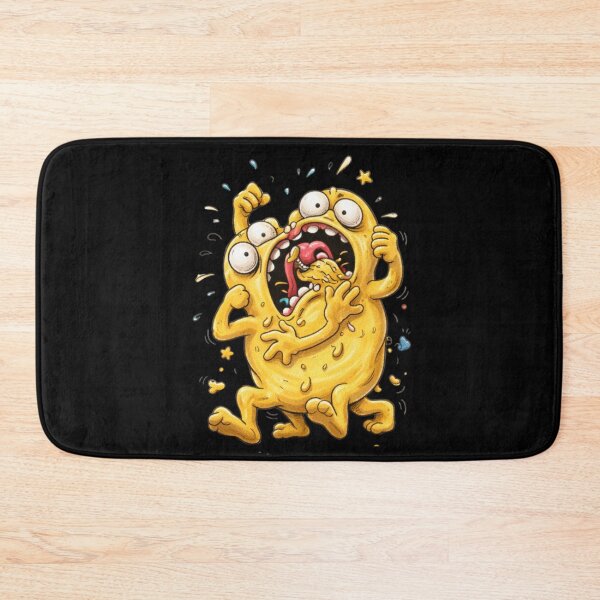 Item preview, Unhinged Yellow Monster Cartoon – Chaotic Ugly Character designed and sold by Ivy-Triggs.