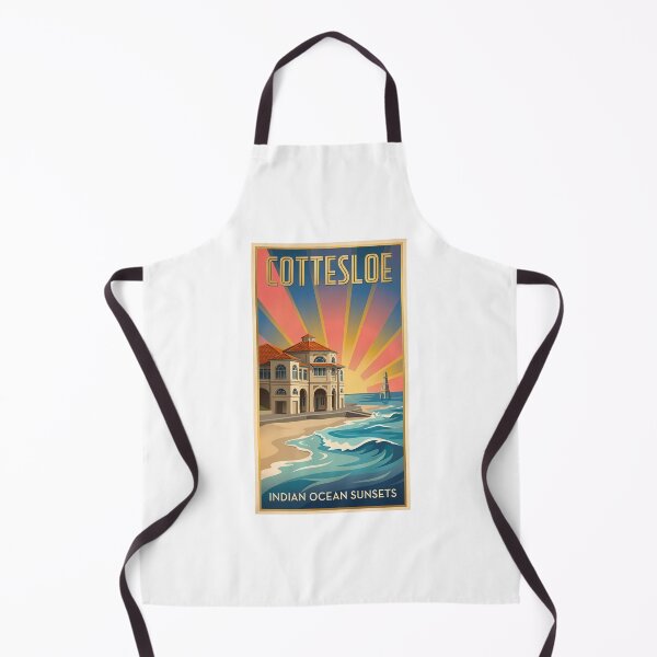 Item preview, Cottesloe Beach Indiana Tea House - Art Deco Sunset Art designed and sold by Digital Dreams Arts.