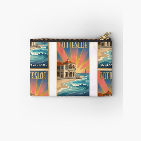 Item preview, Cottesloe Beach Indiana Tea House - Art Deco Sunset Art designed and sold by Digital Dreams Arts.
