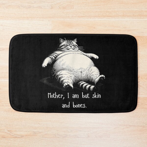 Item preview, Fat Cat Illustration Dark Humor Quote Mother I Am But designed and sold by WilliaMaler.