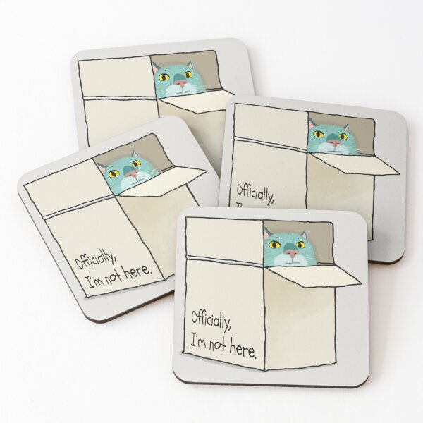 Item preview, Officially, I'm not here. designed and sold by sanbrill.