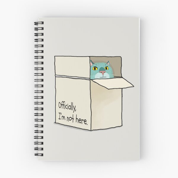 Item preview, Officially, I'm not here. designed and sold by sanbrill.