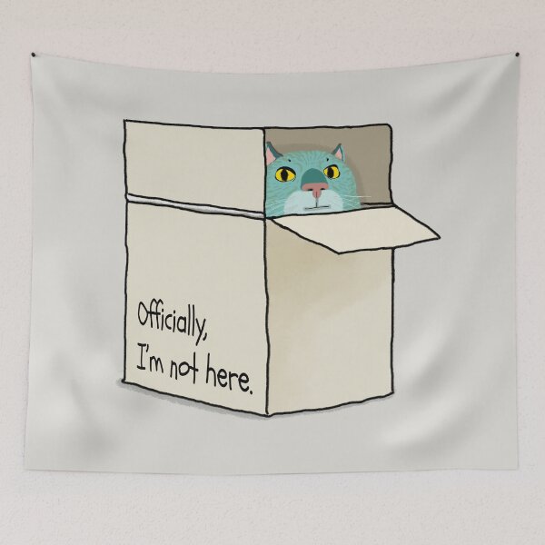 Item preview, Officially, I'm not here. designed and sold by sanbrill.