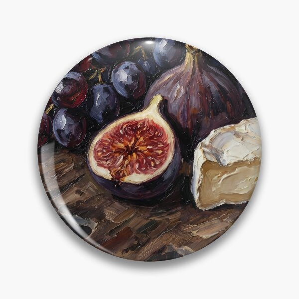 Item preview, The Midnight Banquet - Dark Moody Still Life Impasto Art A Sophisticated & Classy Gift for Wine Lovers, Foodies, and Art Collectors designed and sold by LoliDesignShop.