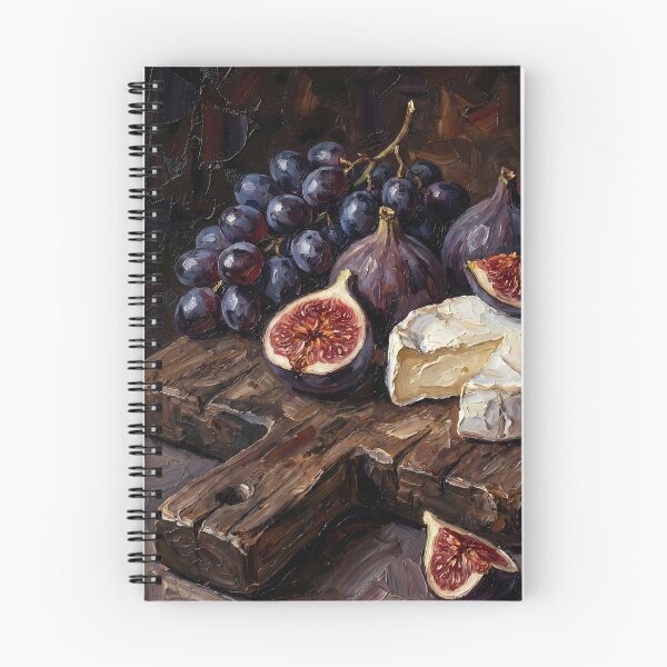 Item preview, The Midnight Banquet - Dark Moody Still Life Impasto Art A Sophisticated & Classy Gift for Wine Lovers, Foodies, and Art Collectors designed and sold by LoliDesignShop.