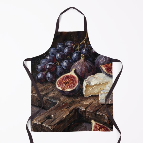 Item preview, The Midnight Banquet - Dark Moody Still Life Impasto Art A Sophisticated & Classy Gift for Wine Lovers, Foodies, and Art Collectors designed and sold by LoliDesignShop.
