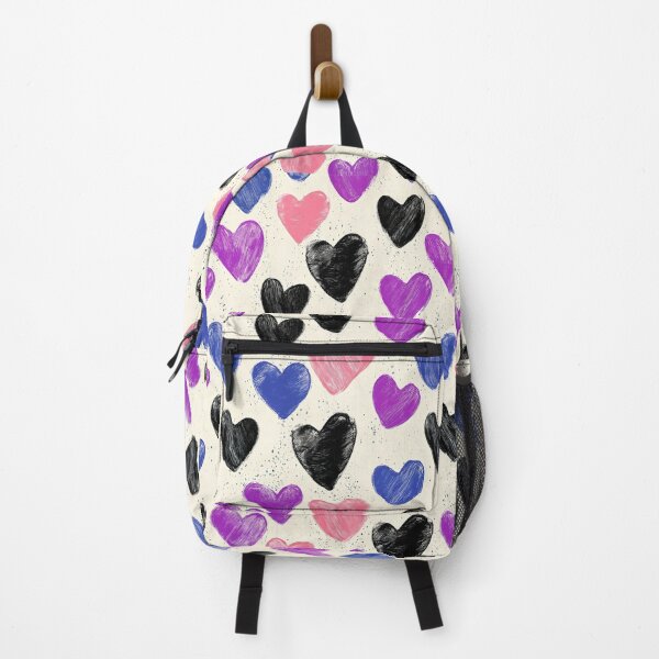 Item preview, Genderfluid Pride Hearts Valentine Pattern – Love Is Fluid designed and sold by Cannaxes Studio.