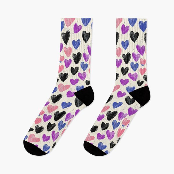 Item preview, Genderfluid Pride Hearts Valentine Pattern – Love Is Fluid designed and sold by Cannaxes Studio.