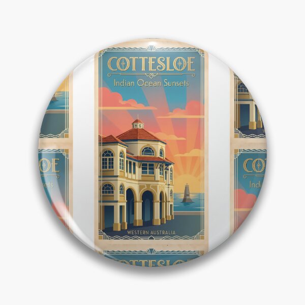 Item preview, Indian Ocean Sunsets - Cottesloe Tea House Illustration designed and sold by Digital Dreams Arts.