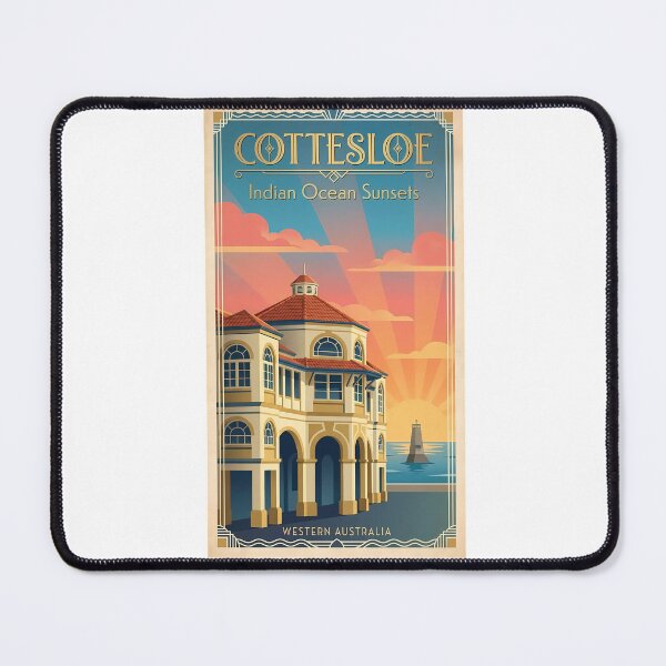 Item preview, Indian Ocean Sunsets - Cottesloe Tea House Illustration designed and sold by Digital Dreams Arts.