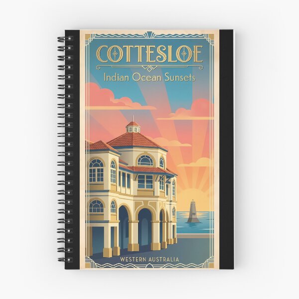Item preview, Indian Ocean Sunsets - Cottesloe Tea House Illustration designed and sold by Digital Dreams Arts.