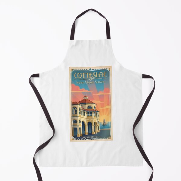 Item preview, Indian Ocean Sunsets - Cottesloe Tea House Illustration designed and sold by Digital Dreams Arts.
