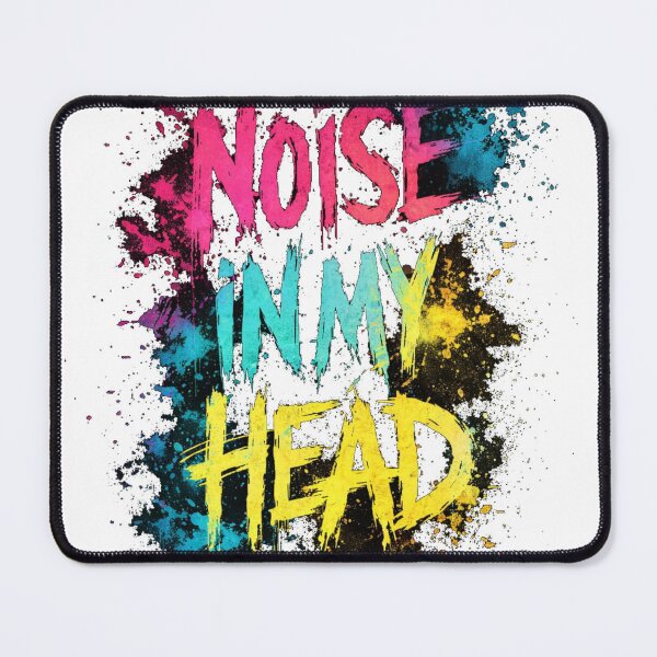 Item preview, Noise In My Head T-Shirt – Overthinking Mental Health Art DesignNoise In My Head T-Shirt – Overthinking Mental Health Art Design designed and sold by KDesignCrafts.