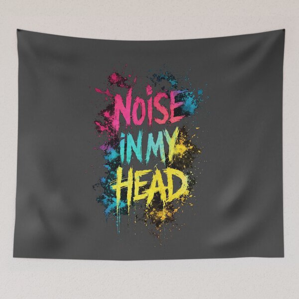 Item preview, Noise In My Head T-Shirt – Overthinking Mental Health Art DesignNoise In My Head T-Shirt – Overthinking Mental Health Art Design designed and sold by KDesignCrafts.