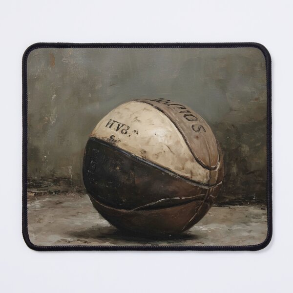 Item preview, Vintage Basketball in a Rustic Setting designed and sold by lautir.