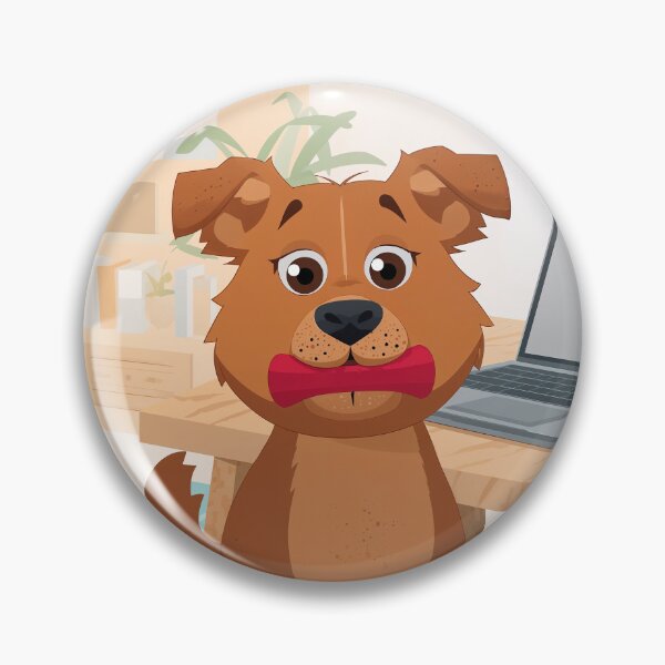 Item preview, Home Office Distraction, Dog Edition designed and sold by InkoraStudios.