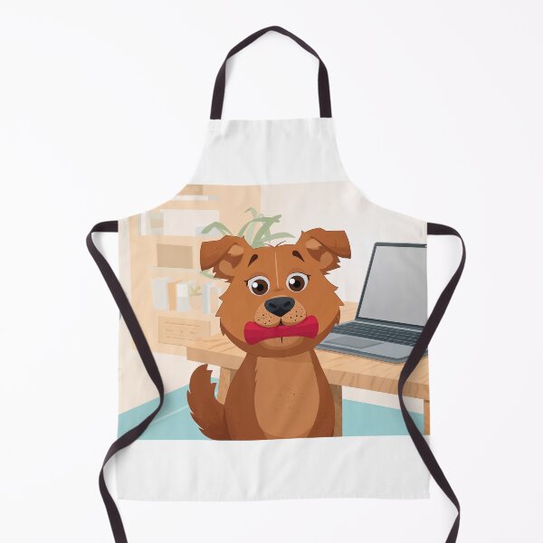 Item preview, Home Office Distraction, Dog Edition designed and sold by InkoraStudios.