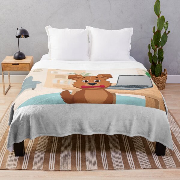 Item preview, Home Office Distraction, Dog Edition designed and sold by InkoraStudios.