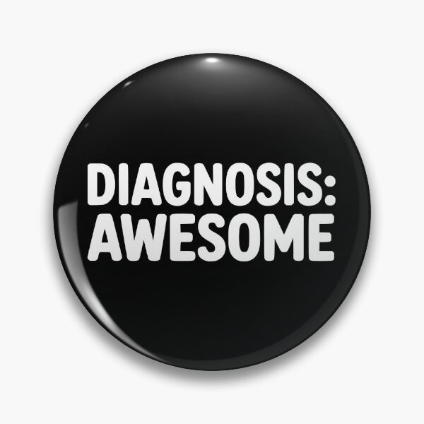 Item preview, Diagnosis Awesome! Funny Doctor Puns designed and sold by PMCreative.