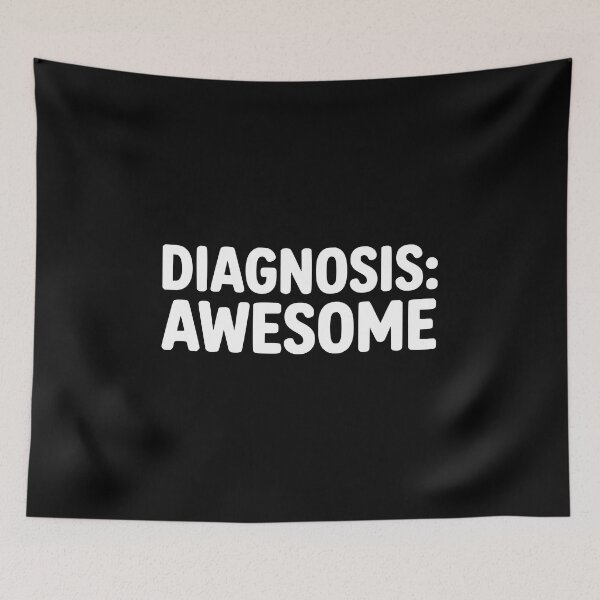 Item preview, Diagnosis Awesome! Funny Doctor Puns designed and sold by PMCreative.