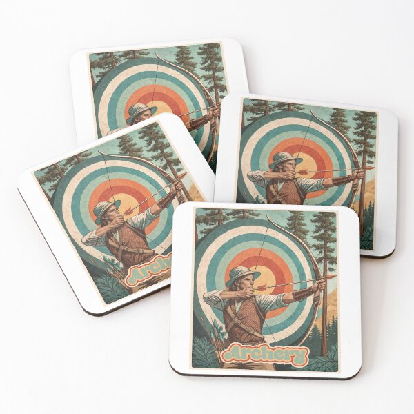 Item preview, Bullseye Vintage: Archery in the Pines designed and sold by ForeverPrintsOK.