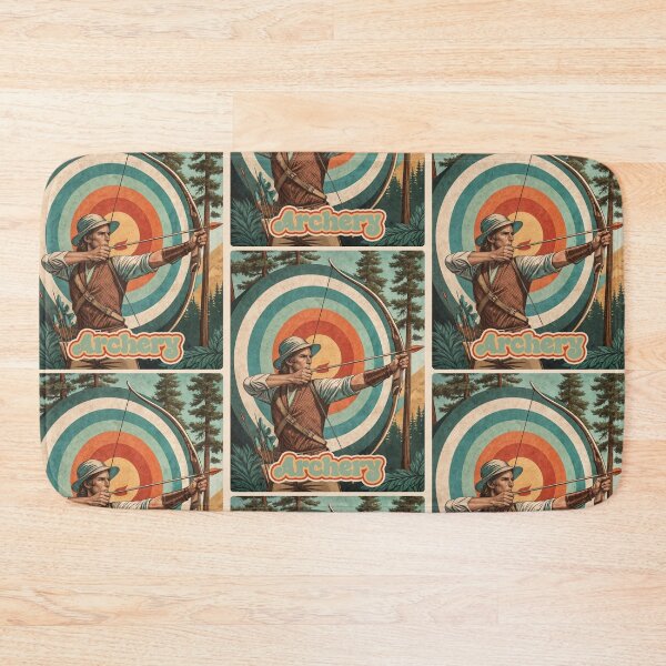 Item preview, Bullseye Vintage: Archery in the Pines designed and sold by ForeverPrintsOK.