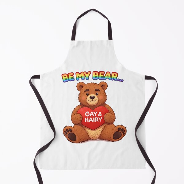 Item preview, Be My Bear – Gay & Hairy Pride Valentine Sticker designed and sold by MPForet.