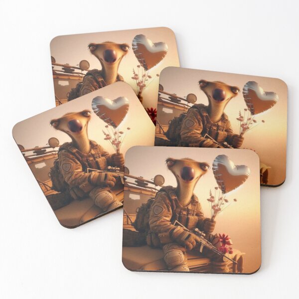 Item preview, “Sloth & Loaded: Operation Heartache” designed and sold by Print Fiction.