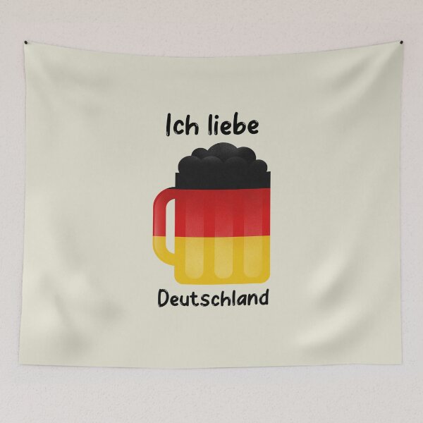 Item preview, ICH LIEBE DEUTSCHLAND - German BEER  designed and sold by JusTiceT-shirts.