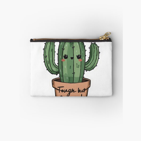 Item preview, Tough but Sweet - Resilient Cactus Flower Sticker designed and sold by The Silly Grumpy Society.