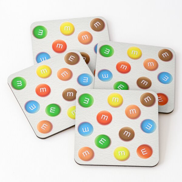 Item preview, Cute colorful candy chocolates pattern  designed and sold by OddElephant.