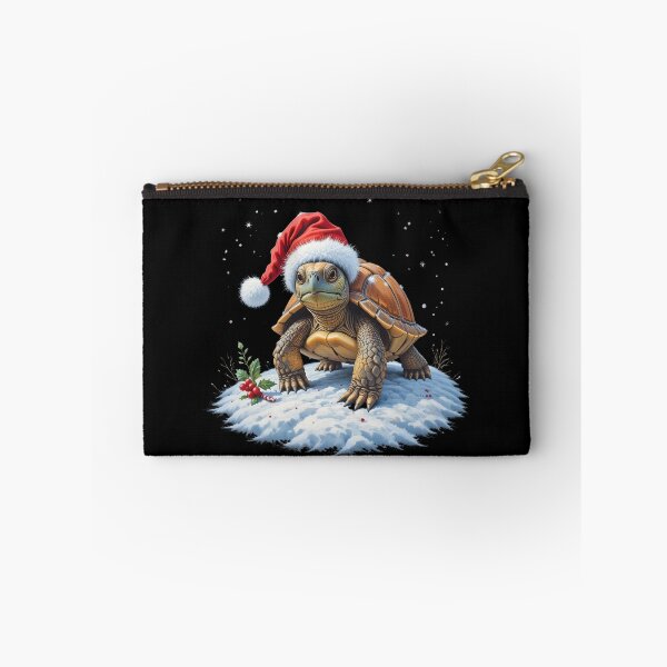 Item preview, Christmas Eastern Box Turtle | Realistic Hand-Drawn Holiday Art designed and sold by BloomStudio1.