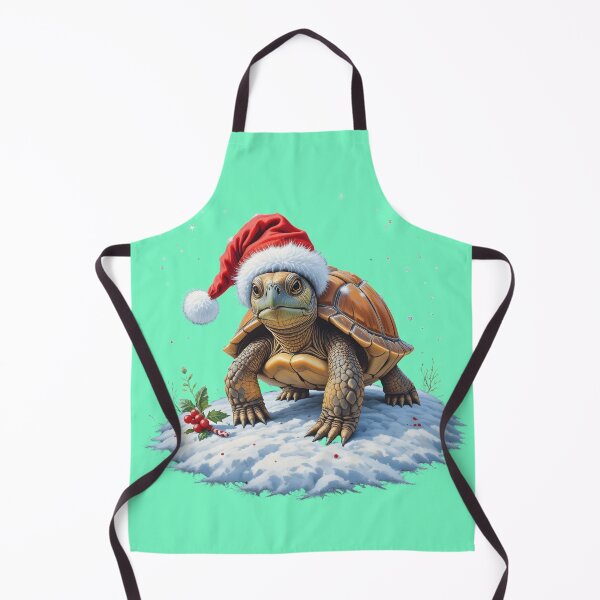 Item preview, Christmas Eastern Box Turtle | Realistic Hand-Drawn Holiday Art designed and sold by BloomStudio1.