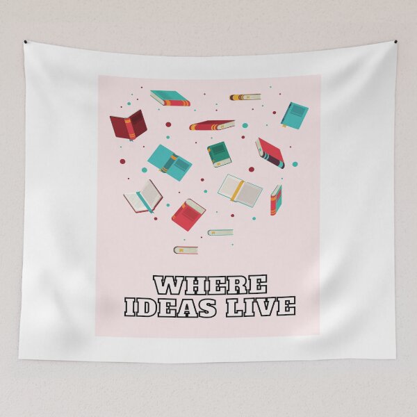 Item preview, Where Ideas Live – Minimal Editorial Book Design designed and sold by Colorxpink.