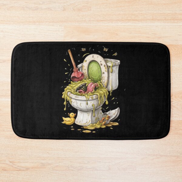 Item preview, Unhinged Toilet Monster Cartoon – Chaotic Gross Humor Art designed and sold by Ivy-Triggs.